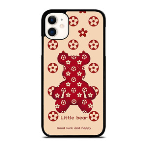 LITTLE BEAR BRICK KAWS RED iPhone 11 Case