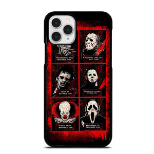 HORROR MOVIES VILLAIN CHARACTERS iPhone 11 Pro Case