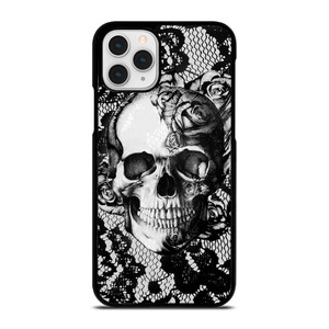 SKULL ON BLACK LACE iPhone 11 Pro Case SKULL ON BLACK LACE iPhone 11 Pro Case