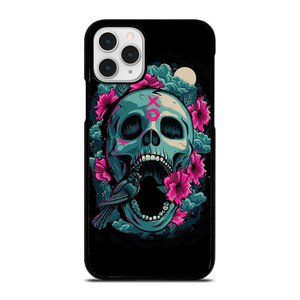 SUGAR SKULL FLOWERS TATTOO iPhone 11 Pro Case SUGAR SKULL FLOWERS TATTOO iPhone 11 Pro Case