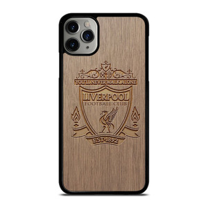 LIVERPOOL FC FOOTBALL CLUB WOODEN LOGO iPhone 11 Pro Max Case