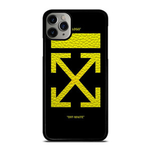 OFFWHITE LOGO YELLOW iPhone 11 Pro Max Case