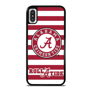 ALABAMA CRIMSON TIDE ROLL A TIDE STRIPE LOGO iPhone X / XS Case