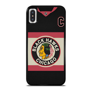 CHICAGO BLACKHAWKS FOOTBALL JERSEY iPhone X / XS Case CHICAGO BLACKHAWKS FOOTBALL JERSEY iPhone X / XS Case