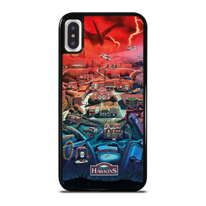STRANGER THINGS WELCOME TO HAWKINS CARTOON iPhone X / XS Case