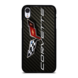 CORVETTE CHEY LOGO CARBON iPhone XR Case CORVETTE CHEY LOGO CARBON iPhone XR Case