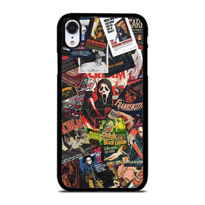 HORROR MOVIE POSTER COLLAGE iPhone XR Case