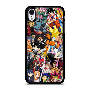 MANGA CHARACTERS CROSSOVER ANIME iPhone XR Case MANGA CHARACTERS CROSSOVER ANIME iPhone XR Case