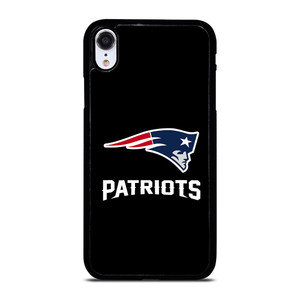 NEW ENGLAND PATRIOTS LOGO BLACK iPhone XR Case