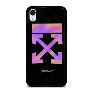 OFF WHITE PURPLE SPRAY iPhone XR Case