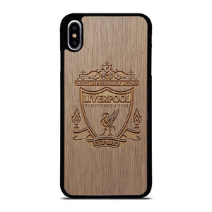 LIVERPOOL FC FOOTBALL CLUB WOODEN LOGO iPhone XS Max Case LIVERPOOL FC FOOTBALL CLUB WOODEN LOGO iPhone XS Max Case