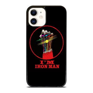 I AM IRON MAN INFINITY STONE iPhone 12 Case I AM IRON MAN INFINITY STONE iPhone 12 Case