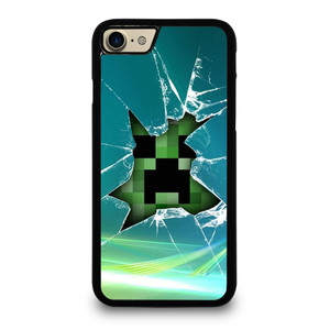 CREEPER MINECRAFT BROKEN GLASS iPhone 7 Case