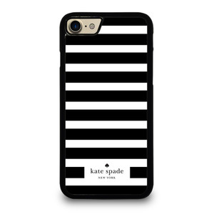 KATE SPADE NEW YORK BLACK WHITE STRIPES iPhone 7 Case