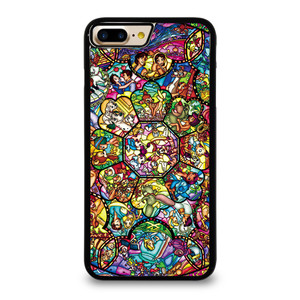 ALL DISNEY CHARACTERS GLASS ART iPhone 7 Plus Case ALL DISNEY CHARACTERS GLASS ART iPhone 7 Plus Case
