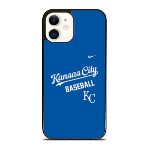 KANSAS CITY BASEBALL BLUE iPhone 12 Case KANSAS CITY BASEBALL BLUE iPhone 12 Case