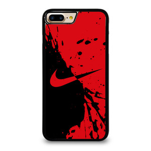 NIKE SWOOSH LOGO RED BLACK iPhone 7 Plus Case