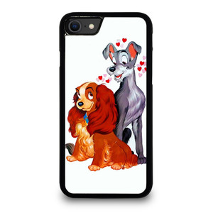 LADY AND THE TRAMP DISNEY CARTOON PAINTING iPhone SE 2020 Case