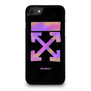 OFF WHITE PURPLE SPRAY iPhone SE 2020 Case