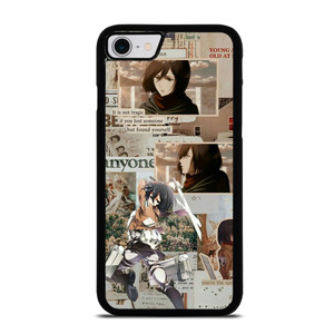 ATTACK ON TITAN MANGA ANIME MIKASA iPhone SE 2022 Case
