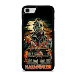 MICHAEL MYERS FACE HALLOWEEN HORROR CARTOON iPhone SE 2022 Case