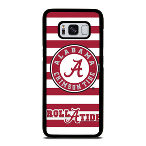 ALABAMA CRIMSON TIDE ROLL A TIDE STRIPE LOGO Samsung Galaxy S8 Case