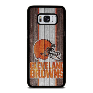 CLEVELAND BROWN WOODEN ICON Samsung Galaxy S8 Case CLEVELAND BROWN WOODEN ICON Samsung Galaxy S8 Case