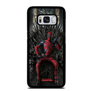 DEADPOOL THRONE MARVEL SUPERHERO Samsung Galaxy S8 Case DEADPOOL THRONE MARVEL SUPERHERO Samsung Galaxy S8 Case