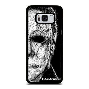 MICHAEL MYERS FACE HALLOWEEN FACE ART Samsung Galaxy S8 Case