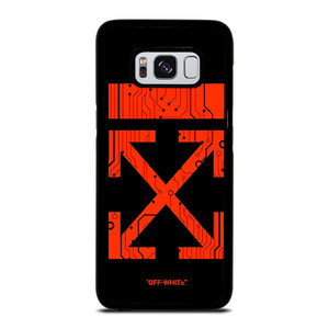 OFF WHITE RED CIRCUIT Samsung Galaxy S8 Case OFF WHITE RED CIRCUIT Samsung Galaxy S8 Case