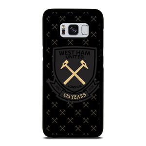 WEST HAM UNITED BLACK LOGO Samsung Galaxy S8 Case