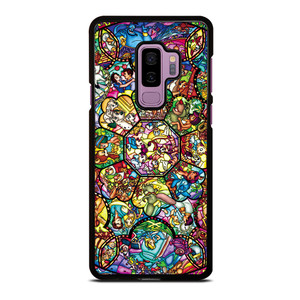 ALL DISNEY CHARACTERS GLASS ART Samsung Galaxy S9 Plus Case ALL DISNEY CHARACTERS GLASS ART Samsung Galaxy S9 Plus Case