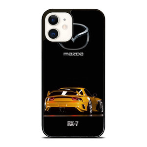 MAZDA RX7 YELLOW CARS iPhone 12 Case MAZDA RX7 YELLOW CARS iPhone 12 Case