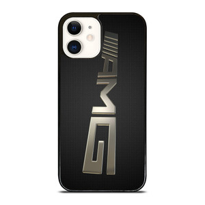MERCEDES AMG LOGO CARBON PERSPECTIVE iPhone 12 Case