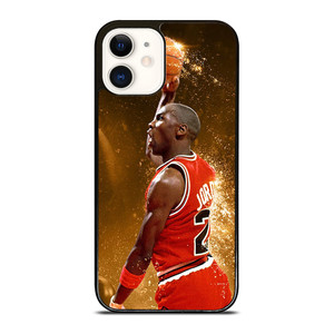 MICHAEL JORDAN CHICAGO BULLS iPhone 12 Case MICHAEL JORDAN CHICAGO BULLS iPhone 12 Case