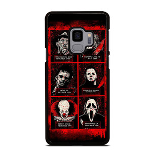 HORROR MOVIES VILLAIN CHARACTERS Samsung Galaxy S9 Case