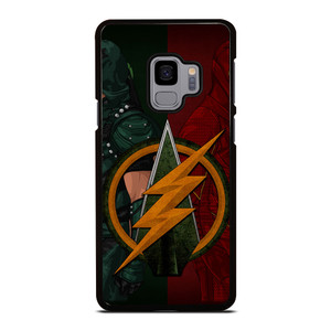 THE FLASH GREEN ARROW LOGO DC Samsung Galaxy S9 Case THE FLASH GREEN ARROW LOGO DC Samsung Galaxy S9 Case