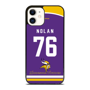 MINNESOTA VIKINGS NOLAN iPhone 12 Case MINNESOTA VIKINGS NOLAN iPhone 12 Case