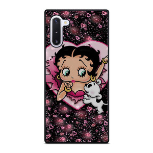 BETTY BOOP AND DOG CARTOON Samsung Galaxy S10 Case BETTY BOOP AND DOG CARTOON Samsung Galaxy S10 Case