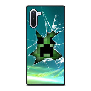 CREEPER MINECRAFT BROKEN GLASS Samsung Galaxy S10 Case CREEPER MINECRAFT BROKEN GLASS Samsung Galaxy S10 Case
