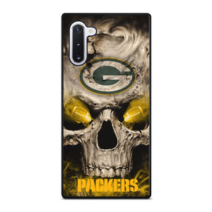 GREEN BAY PACKERS SKULL LOGO Samsung Galaxy S10 Case GREEN BAY PACKERS SKULL LOGO Samsung Galaxy S10 Case