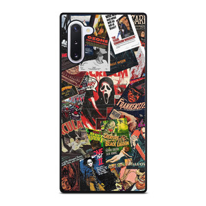 HORROR MOVIE POSTER COLLAGE Samsung Galaxy S10 Case HORROR MOVIE POSTER COLLAGE Samsung Galaxy S10 Case