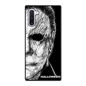 MICHAEL MYERS FACE HALLOWEEN FACE ART Samsung Galaxy S10 Case MICHAEL MYERS FACE HALLOWEEN FACE ART Samsung Galaxy S10 Case