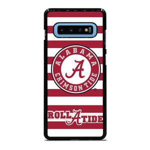 ALABAMA CRIMSON TIDE ROLL A TIDE STRIPE LOGO Samsung Galaxy S10 Plus Case