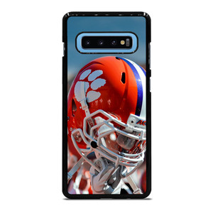 CLEMSON TIGERS ICON ON HELMET Samsung Galaxy S10 Plus Case CLEMSON TIGERS ICON ON HELMET Samsung Galaxy S10 Plus Case