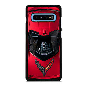 CORVETTE CHEVY RED CAR Samsung Galaxy S10 Plus Case CORVETTE CHEVY RED CAR Samsung Galaxy S10 Plus Case