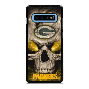 GREEN BAY PACKERS SKULL LOGO Samsung Galaxy S10 Plus Case GREEN BAY PACKERS SKULL LOGO Samsung Galaxy S10 Plus Case