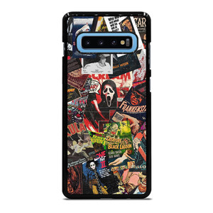 HORROR MOVIE POSTER COLLAGE Samsung Galaxy S10 Plus Case HORROR MOVIE POSTER COLLAGE Samsung Galaxy S10 Plus Case