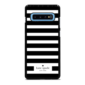 KATE SPADE NEW YORK BLACK WHITE STRIPES Samsung Galaxy S10 Plus Case KATE SPADE NEW YORK BLACK WHITE STRIPES Samsung Galaxy S10 Plus Case