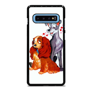 LADY AND THE TRAMP DISNEY CARTOON PAINTING Samsung Galaxy S10 Plus Case